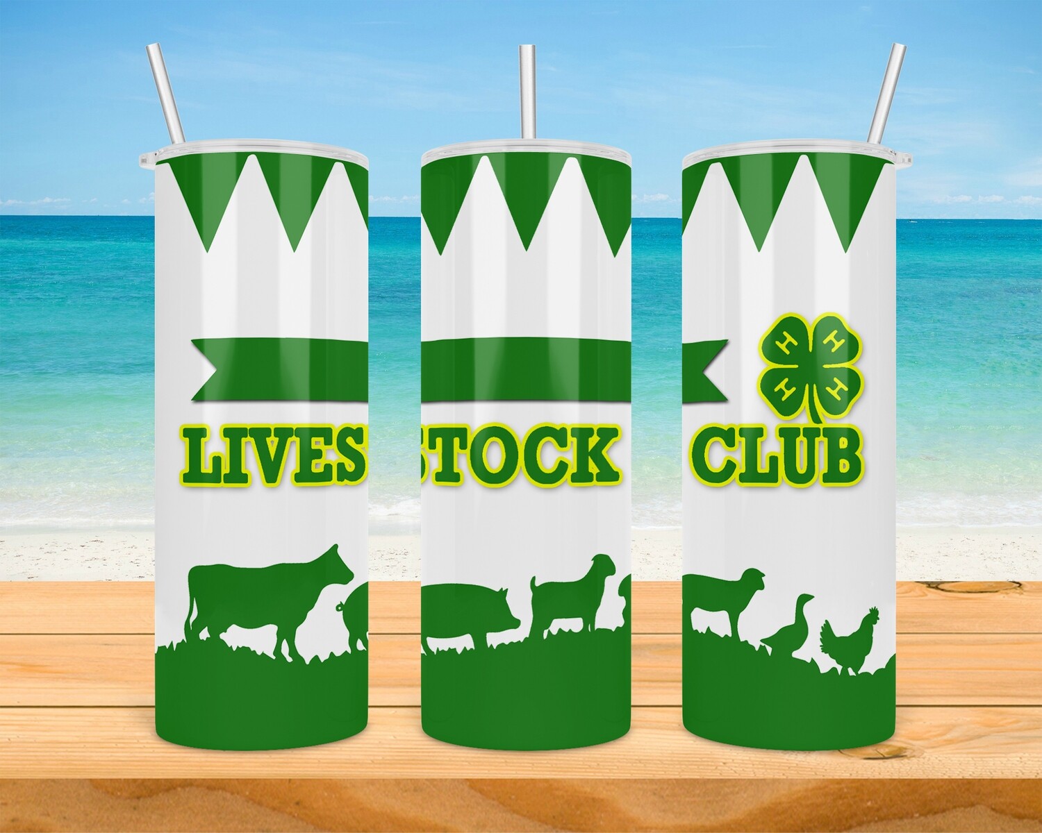 4H Livestock Club Tumbler