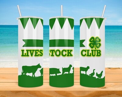 4H Livestock Club Tumbler