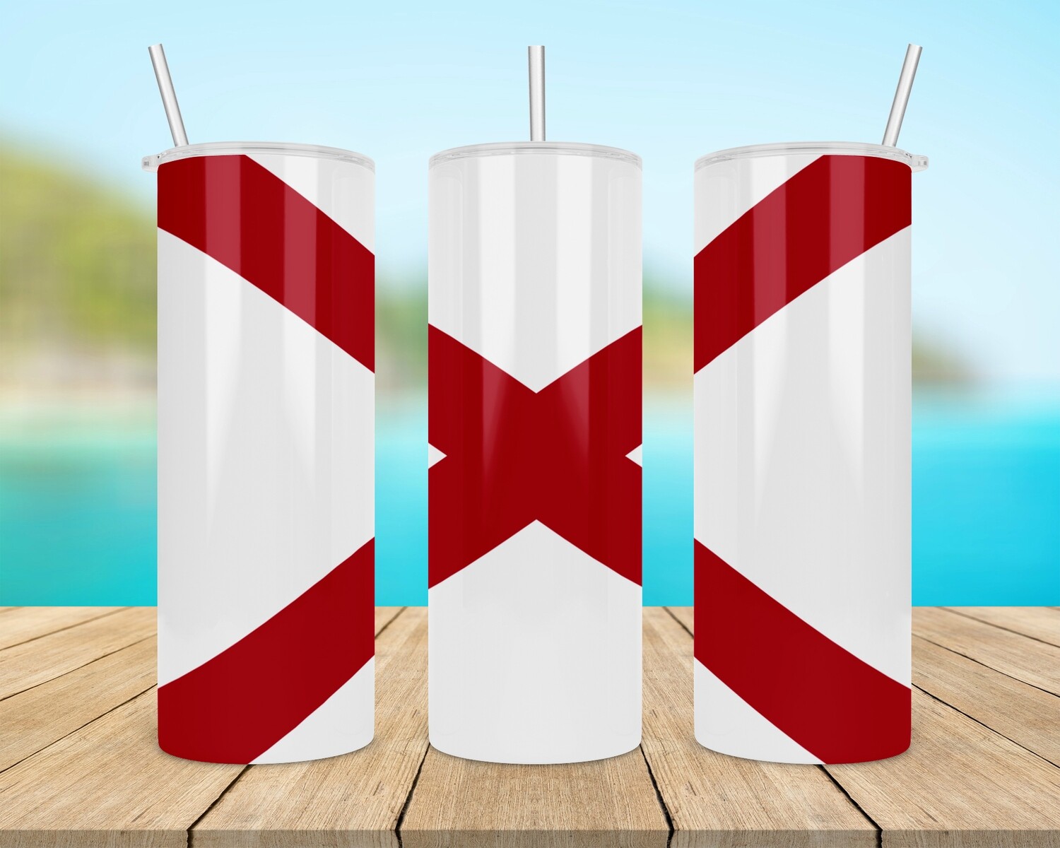 Alabama State Flag Tumbler