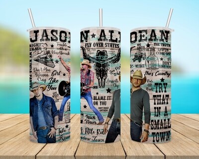 Jason Aldean Music Tumbler