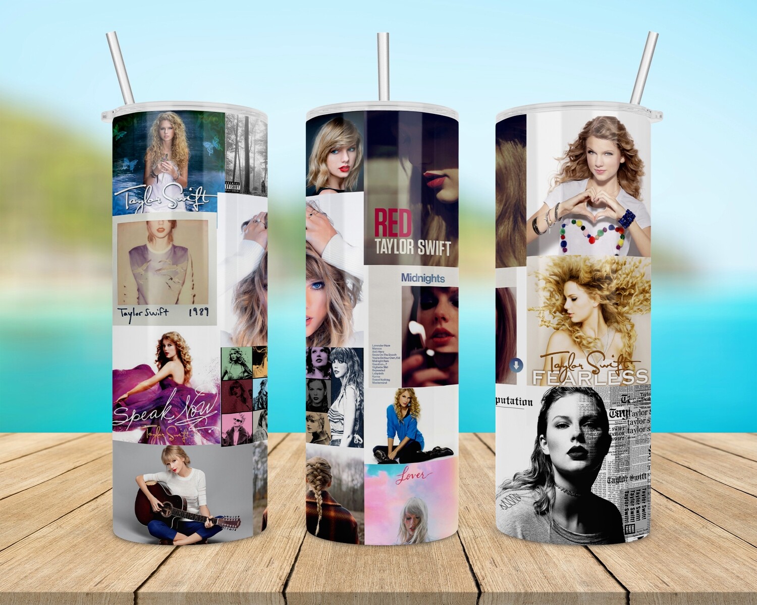 Taylor Swift Music Tumbler