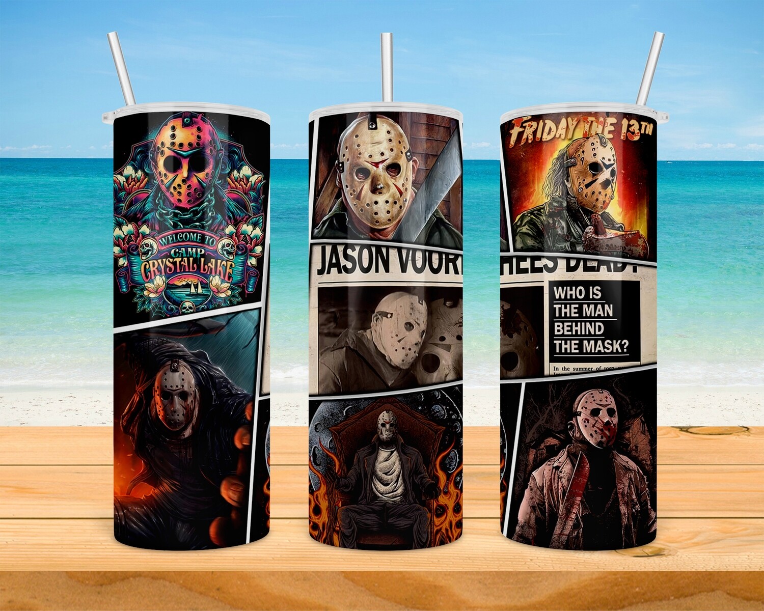 Friday The 13th Jason Halloween Tumbler