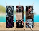 Scream Ghostface Halloween Tumbler