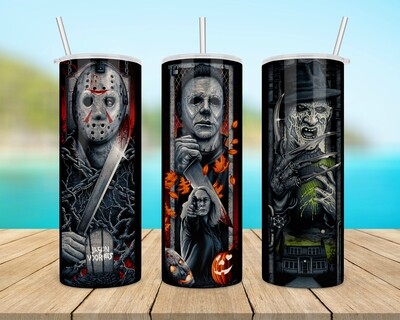 Horror Movie Halloween Tumbler