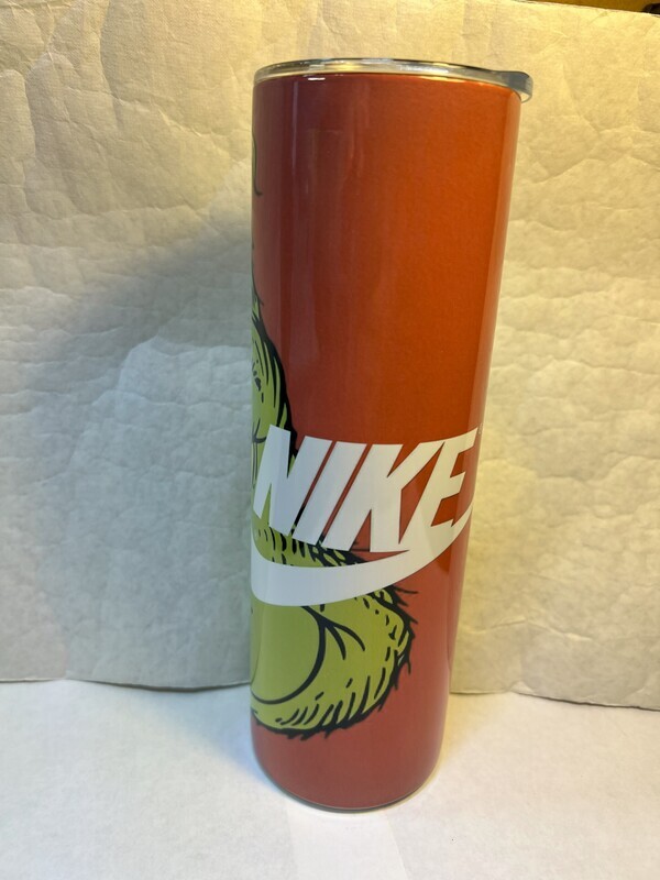 The Grinch Nike Christmas Tumbler