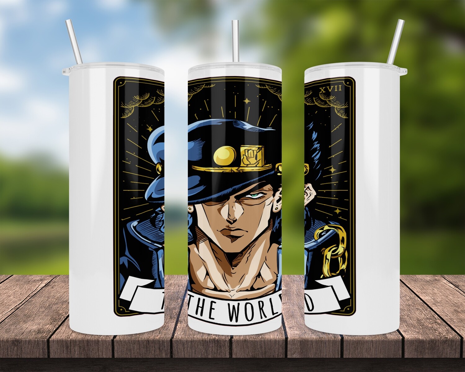 Jotaro Kujo Anime Tumbler