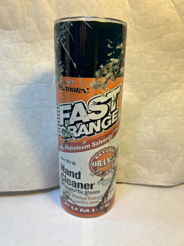 Fast Orange Dirty Tumbler