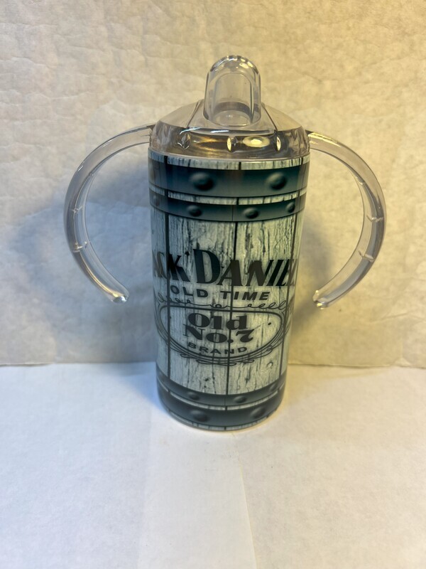 Jack Daniel's Whiskey Barrel Baby Bottle Sippy Tumbler