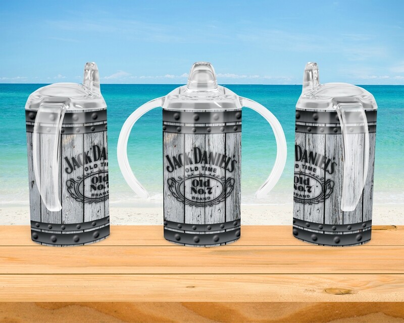 Jack Daniel&#39;s Whiskey Barrel Baby Bottle Sippy Tumbler