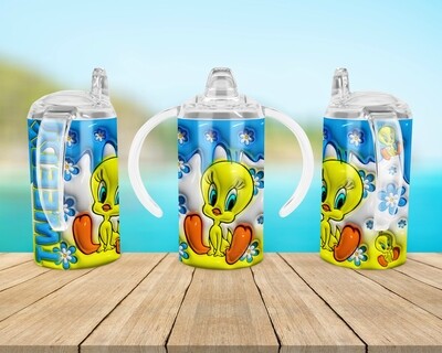 Tweety Bird Baby Bottle Sippy Tumbler