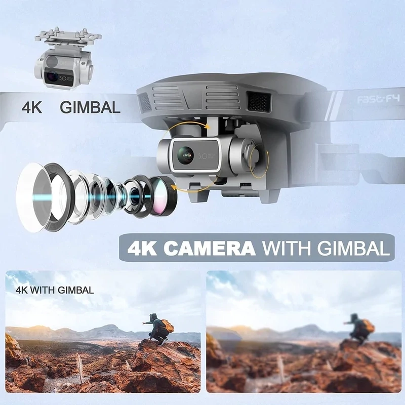 4DRC 4D-F4 Brushless GPS Drone with 4K Camera