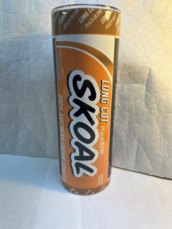 Skoal Long Cut Peach Tobacco Tumbler
