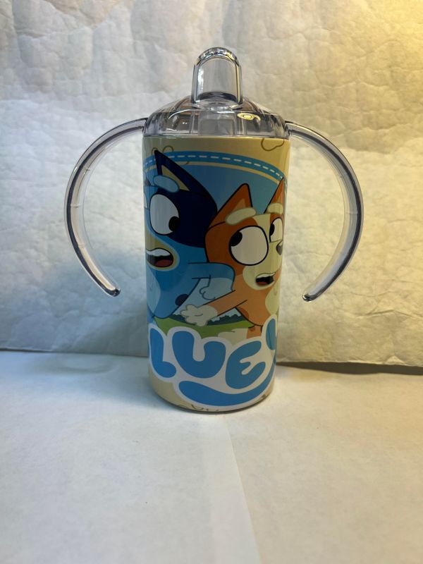 Bluey Cartoon Baby Bottle Sippy Tumbler