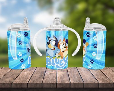 Bluey Cartoon Baby Bottle Sippy Tumbler