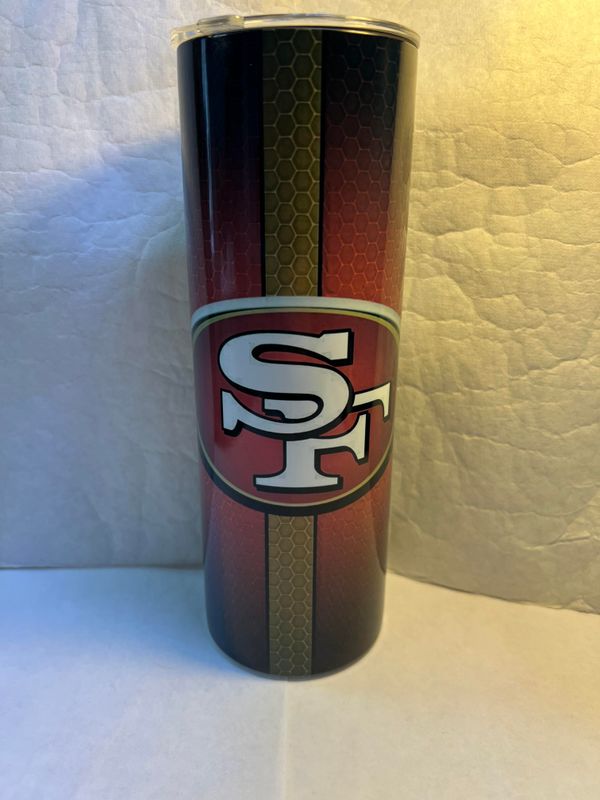 San Francisco 49ers Football Tumbler
