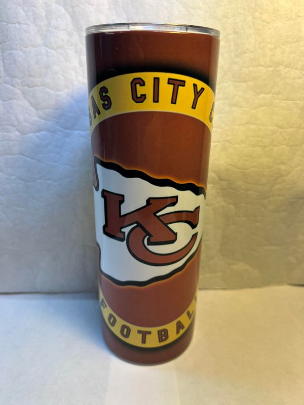 Kansas City Chiefs Football Tumbler