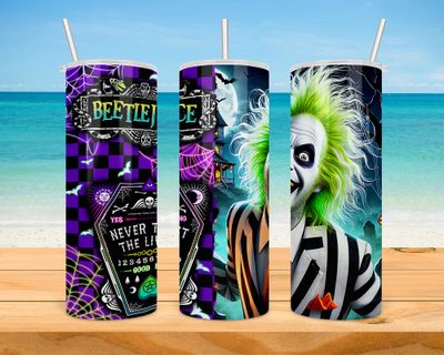 BeetleJuice Beetlejuice Halloween Tumbler