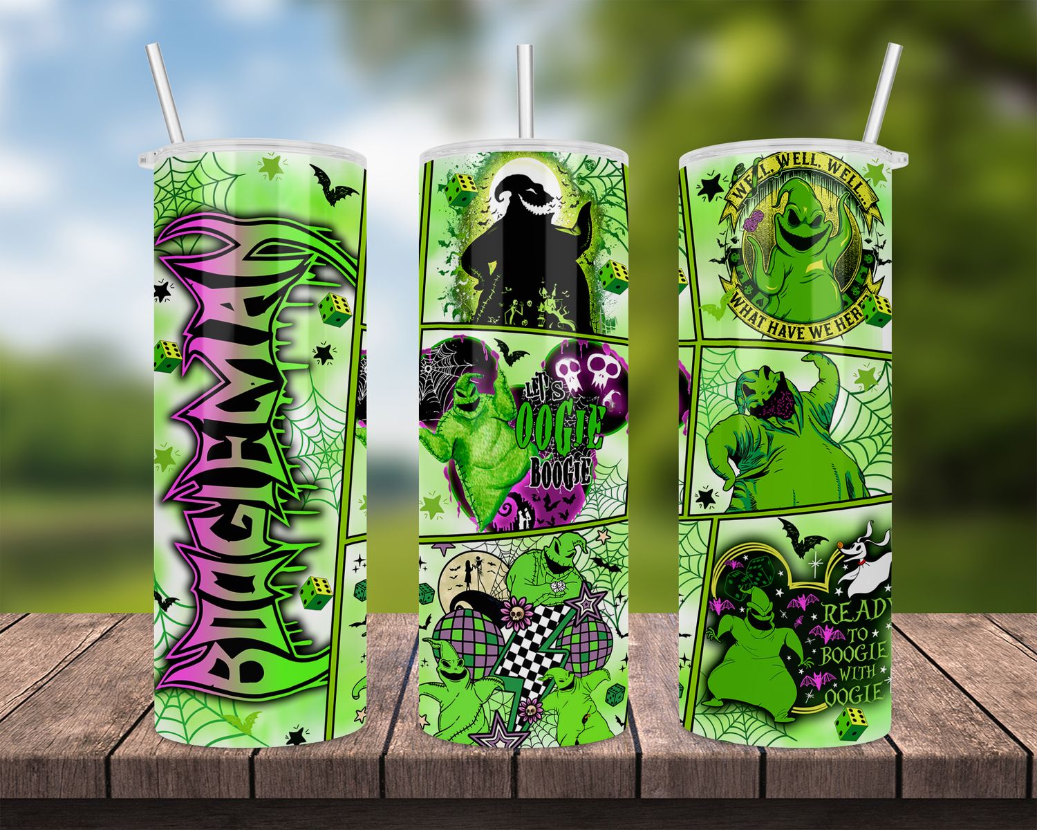 Nightmare Before Christmas Oogie Boogie Tumbler