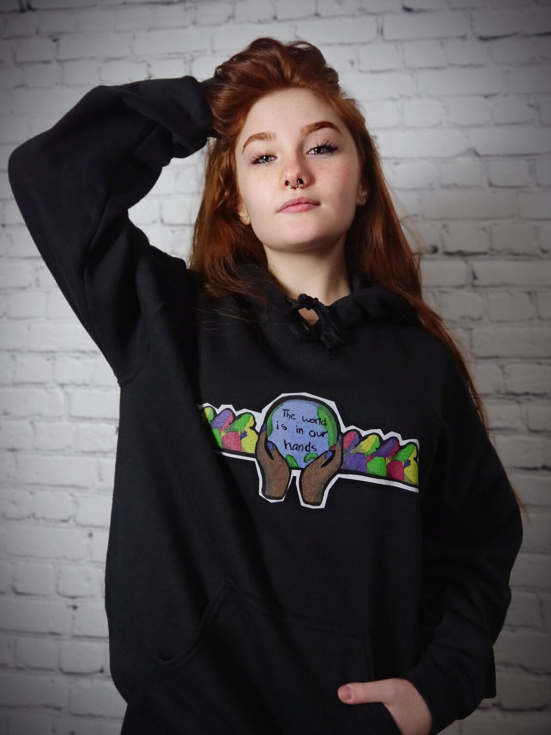 The World is in Our Hands Hoodie  I  Youth &amp; Adult