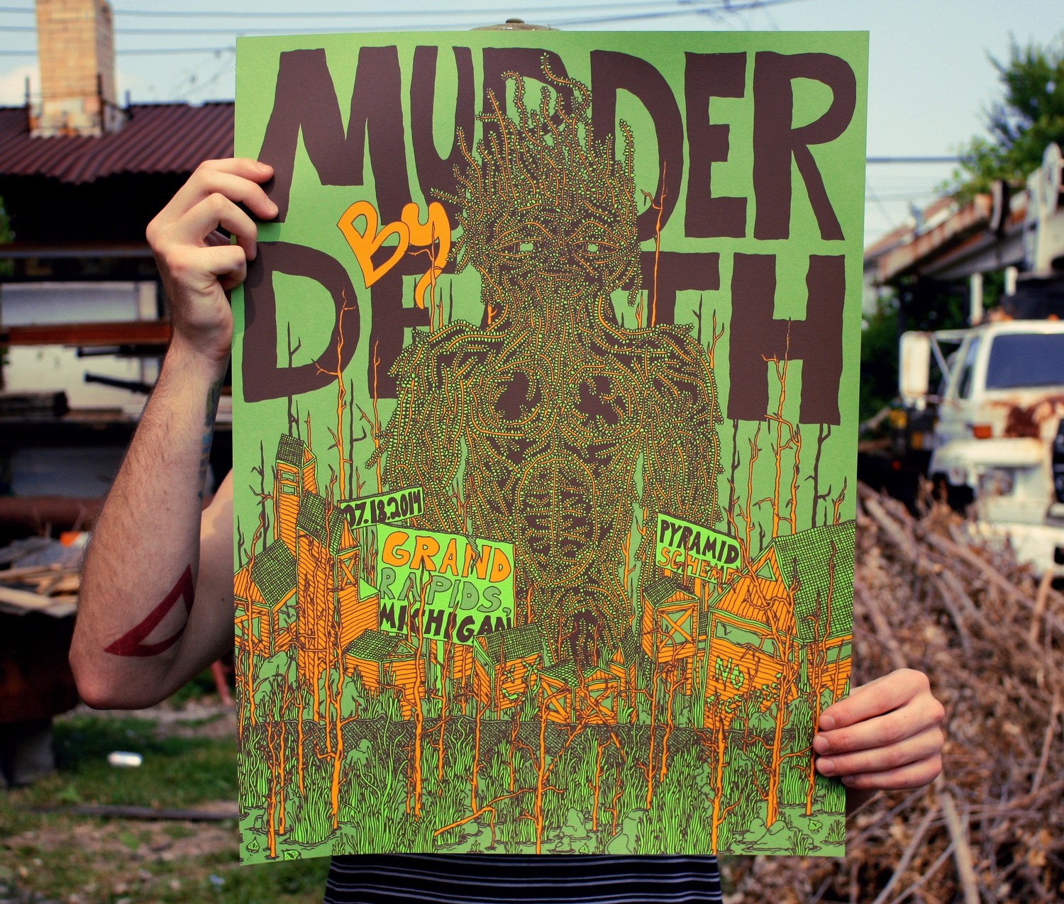 Murder By Death gig poster
