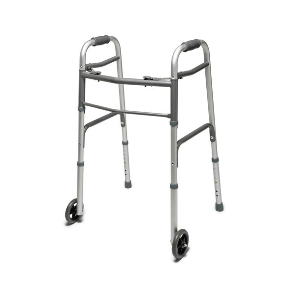 Two-Button Folding Walker