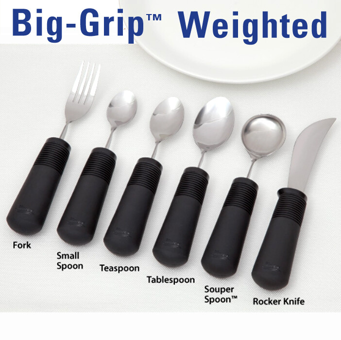 Big-Grip™ Weighted Adaptive Eating Utensils
