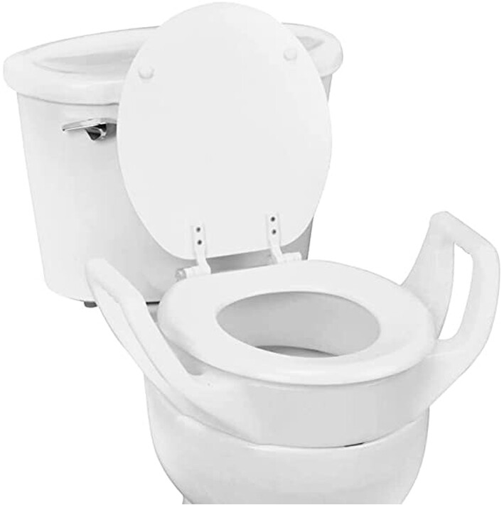 Raised Toilet Seat with Arms