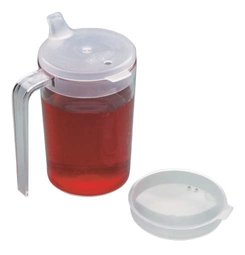 Clear Cup With Two Lids