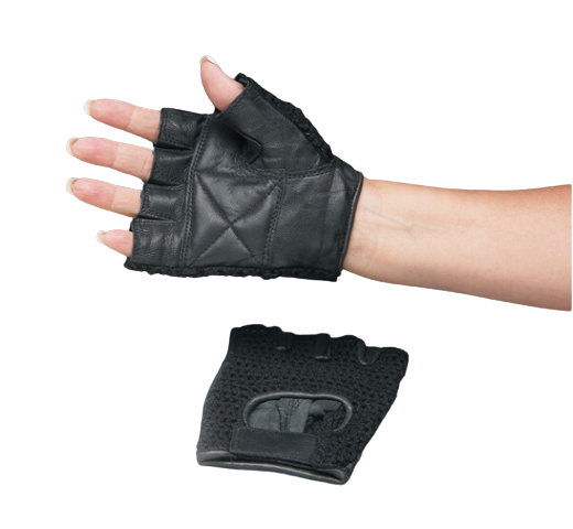 Mesh-Back Padded Gloves