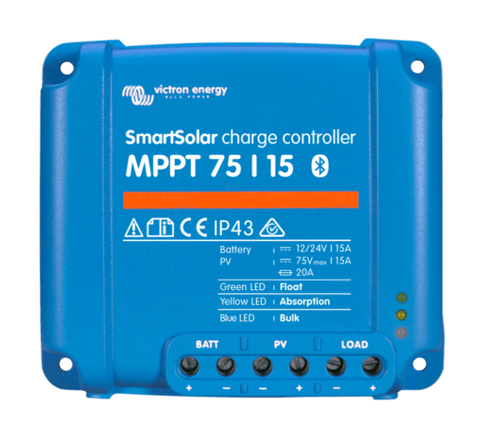 Victron Energy MPPT Smart Solar Charge Controller 75/15