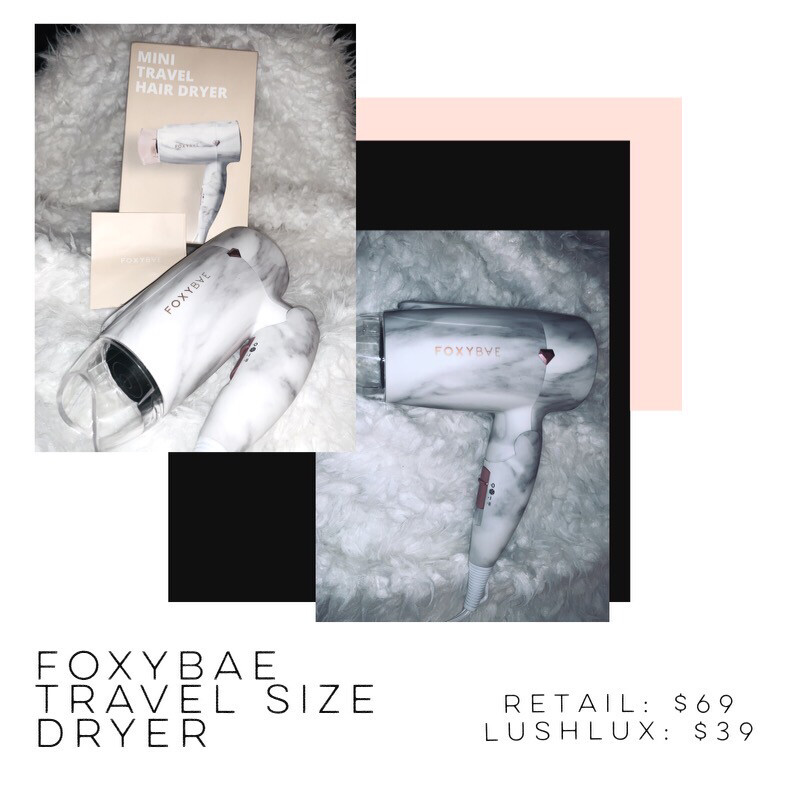 FoxyBae Travel Size Hair Dryer