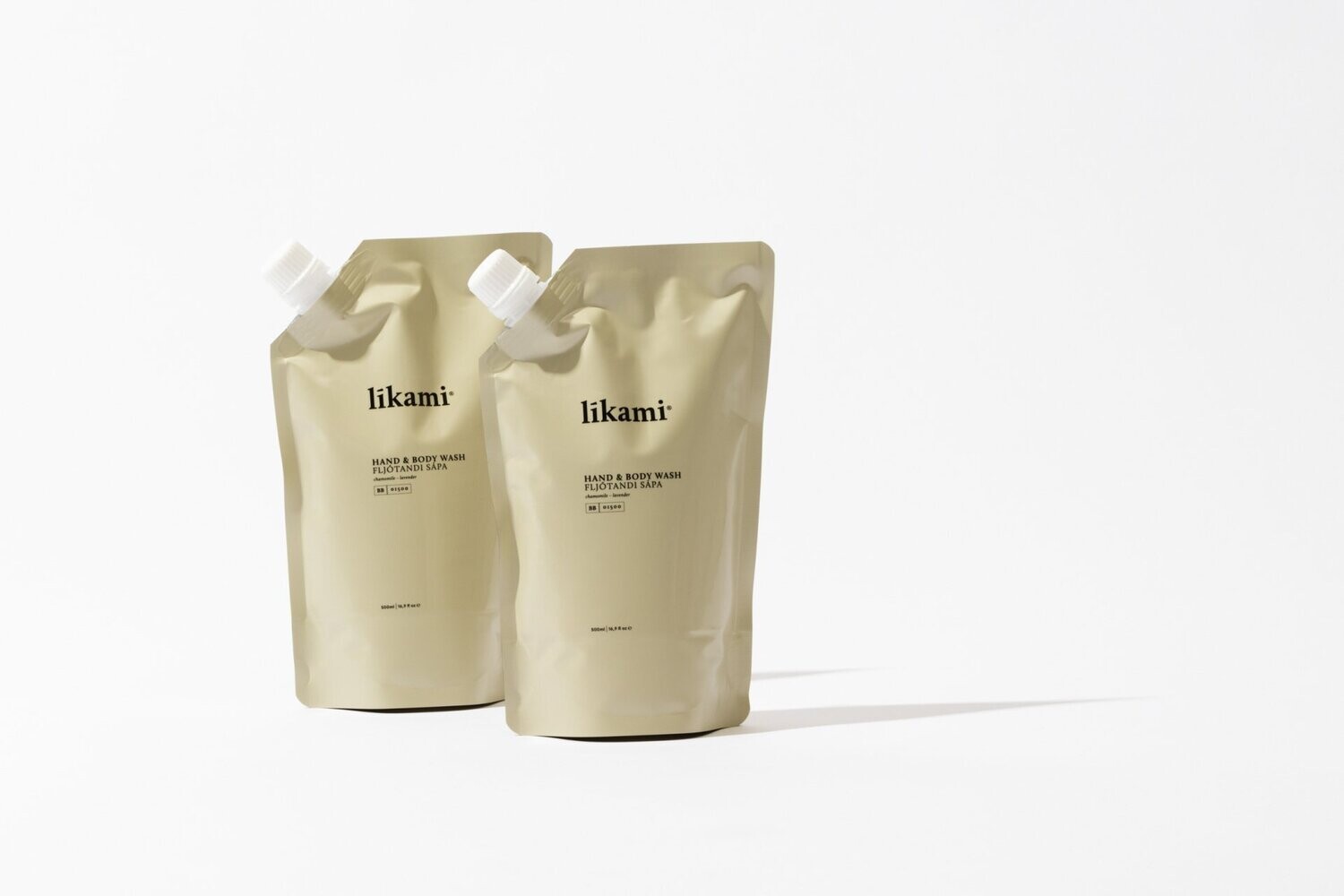 LIKAMI HAND & BODY WASH chamomile - lavendar REFILL 500ml