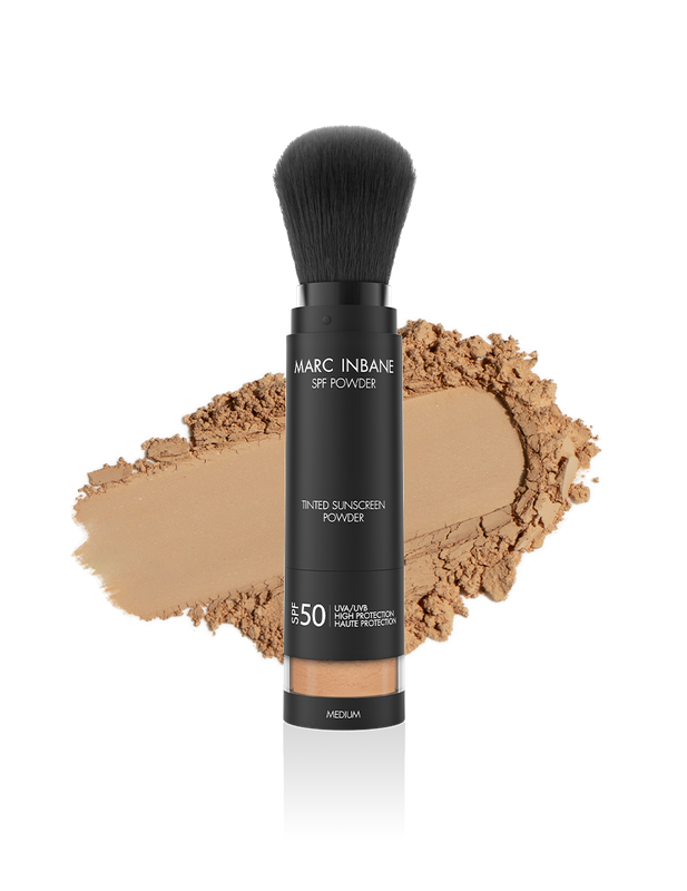 MARC INBANE tinted SPF 50 powder medium