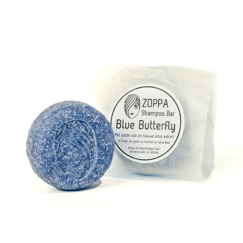ZOPPA BLUE BUTTERFLY SHAMPOO BAR