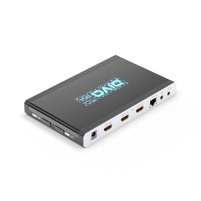 Diva - 4x2 4K 18Gbps HDMI Matrix Switcher mit HDR Converter, Input Lag Tester &amp; Ambient Light