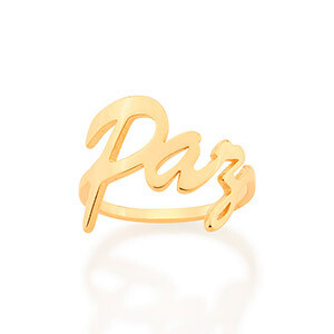 Gold-plated piece ring