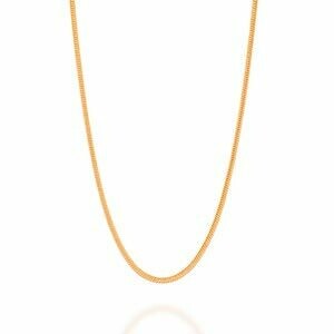 Gold plated snake chain - 42 cm