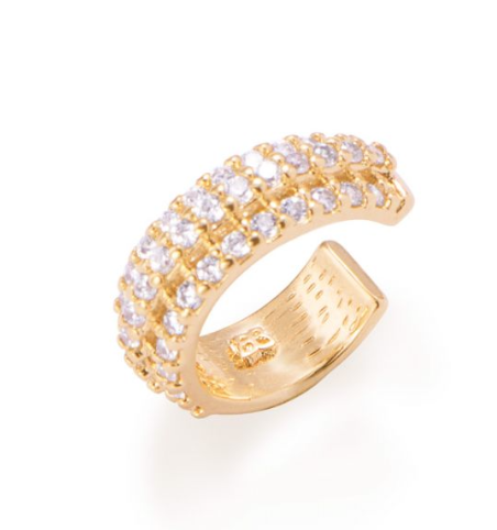 Gold plated your way ear cuff