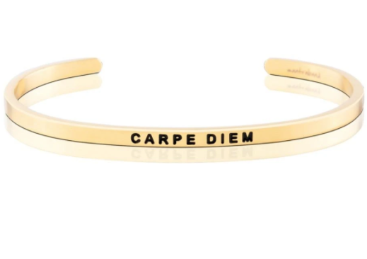 CARPE DIEM - Stainless steel mantra bracelet
