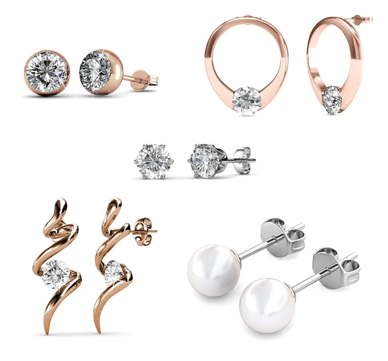 ADVENT CALENDAR - 24 slots - Silver and Rose Gold finishes