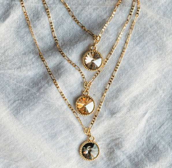 Glory necklace with SWAROVSKI® crystals