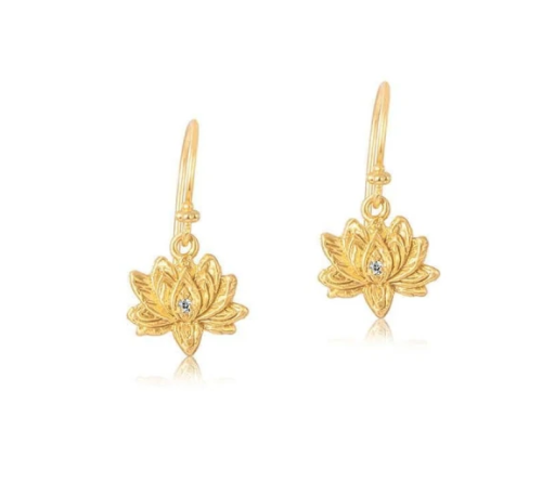 Gold vermeil Padma earrings