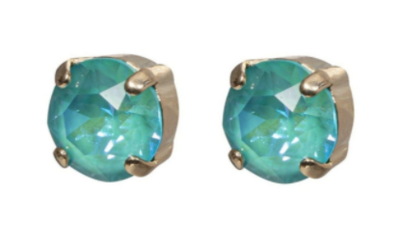 Splash earrings with SWAROVSKI crystals - turquoise