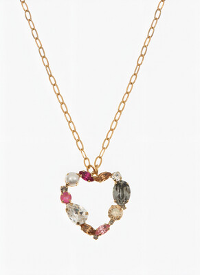 Show the Love necklace with Swarovski crystal