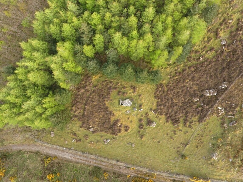 Giants Den or Diarmuid and Grainnes bed, Buncrana, Inishowen, County Donegal.