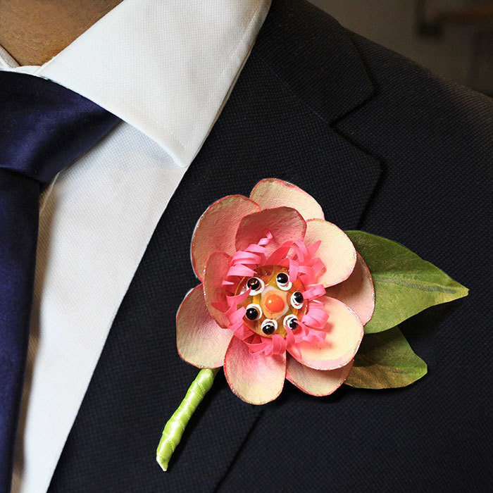 Anemone Buttonhole