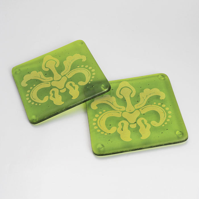 Damascus Rose Coaster