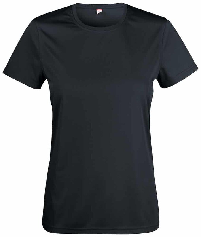 Basic Active-T Ladies, FARGE: Black, STØRRELSE: L