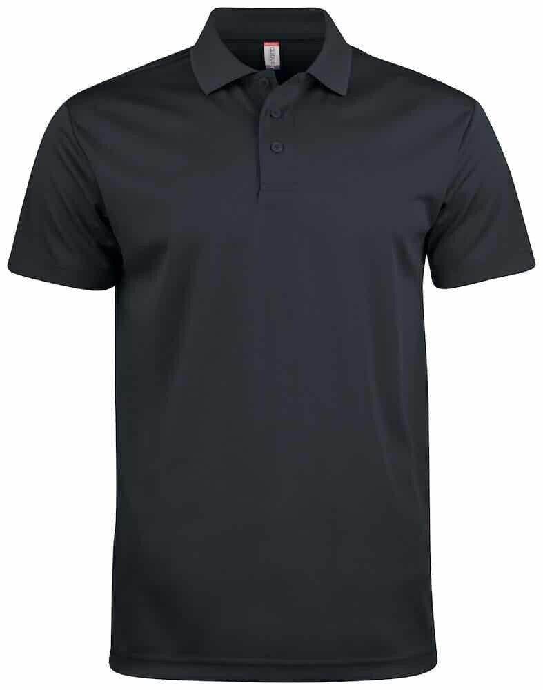 Basic Active Polo, FARGE: Black, STØRRELSE: 3XL