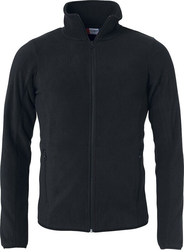 Basic Polar Fleece Jacket, FARGE: Black, STØRRELSE: 3XL